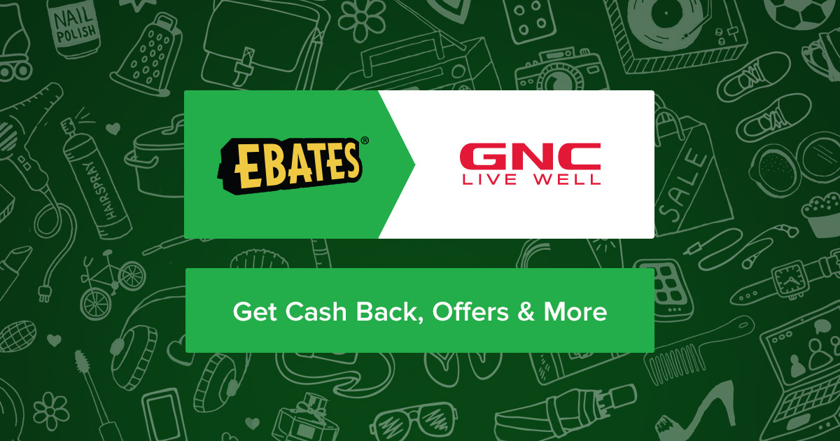 GNC 10.0% Cash Back + Coupons